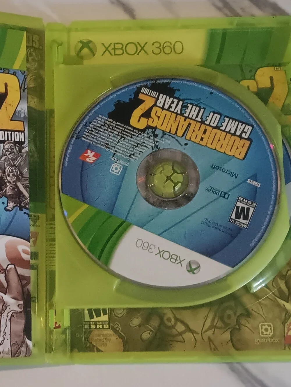 Xbox 360 Borderlands 2 Game Of The Year Edition